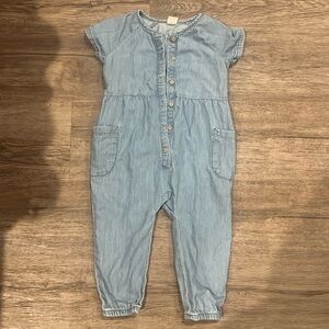 H&M denim jumpsuit